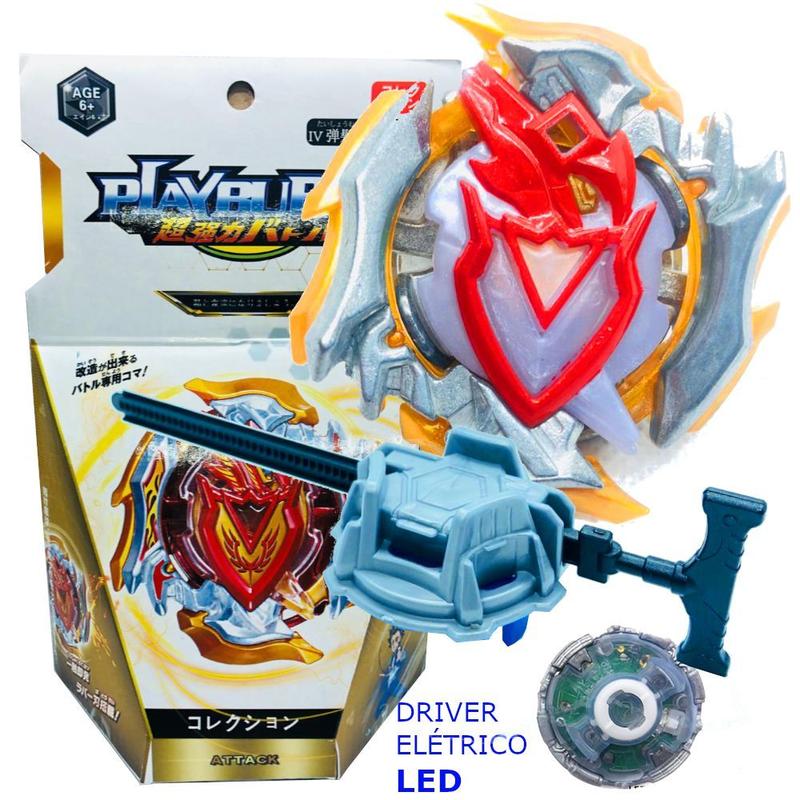 Beyblade Playburst B-105 Starter Z-Achilles - Conjunto Pião de